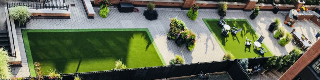 image of synlawn artificial grass at historic sugar house new jersey