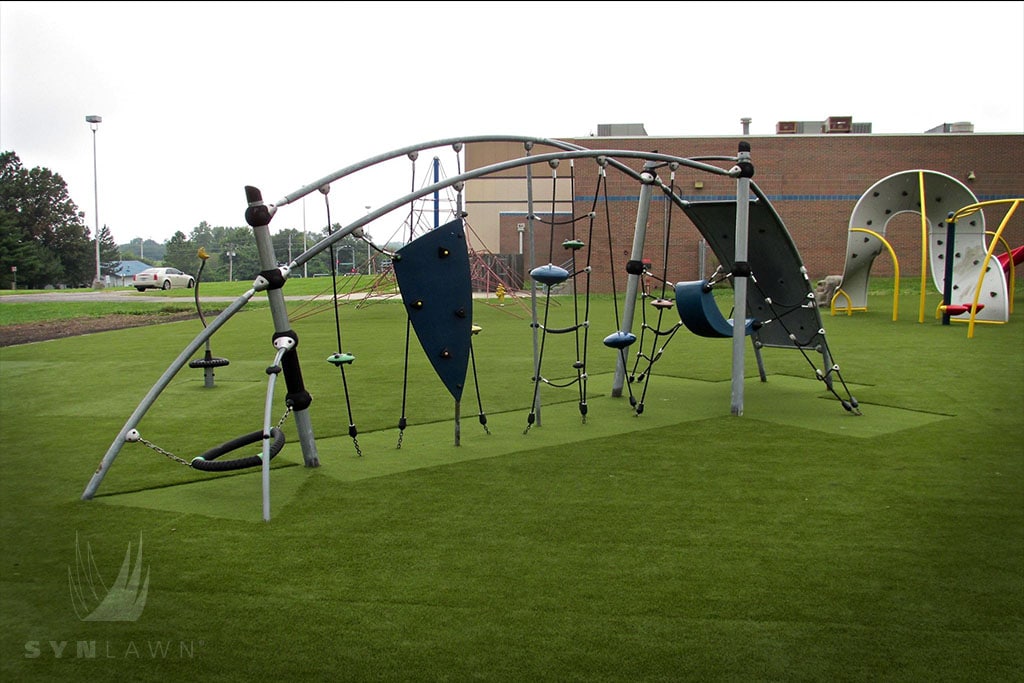 image of underwood elementary playground climbing equipment