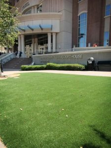 image of Houston Civil Courthouse with SYNLawn artificial grass