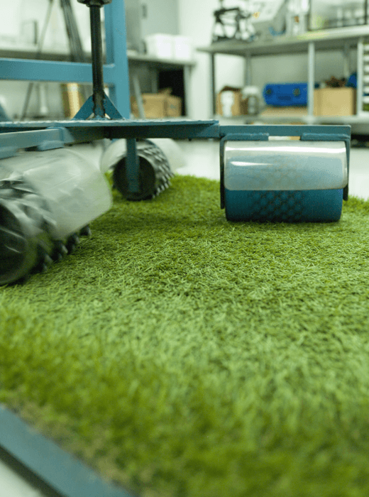 image of machine testing the quality of SYNLawn turf