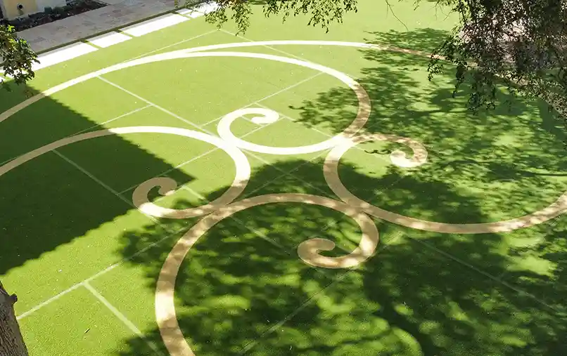 image of the golden ratio made out of SYNLawn artificial turf