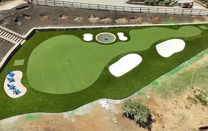 image of SYNLawn Golf Custom Jellyfish Putting Green Fairfield