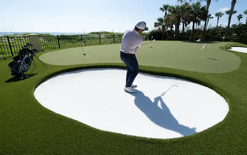 image of SYNLawn Golf custom putting green at Ponte Vedra Beach Jacksonville