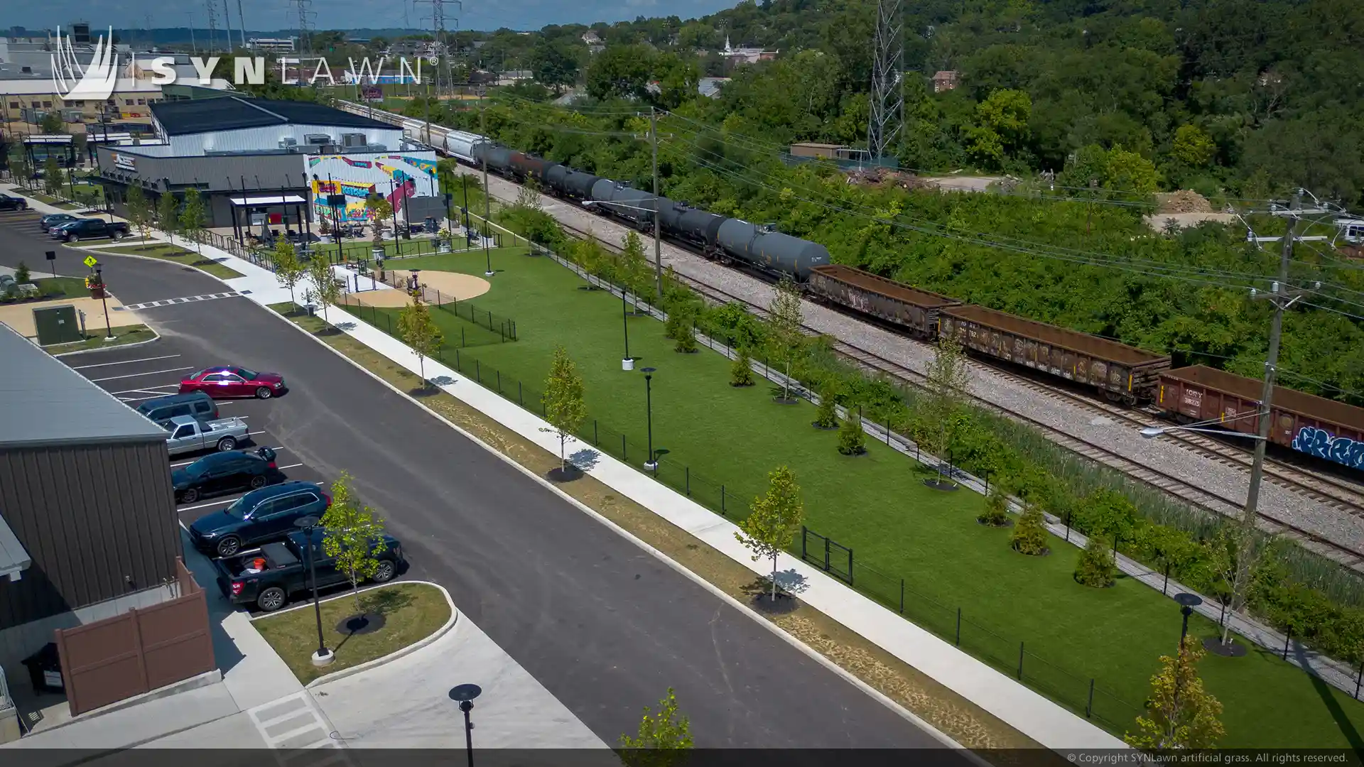 image of commercial landscape project of the year Factory 52 in Cincinnati Ohio