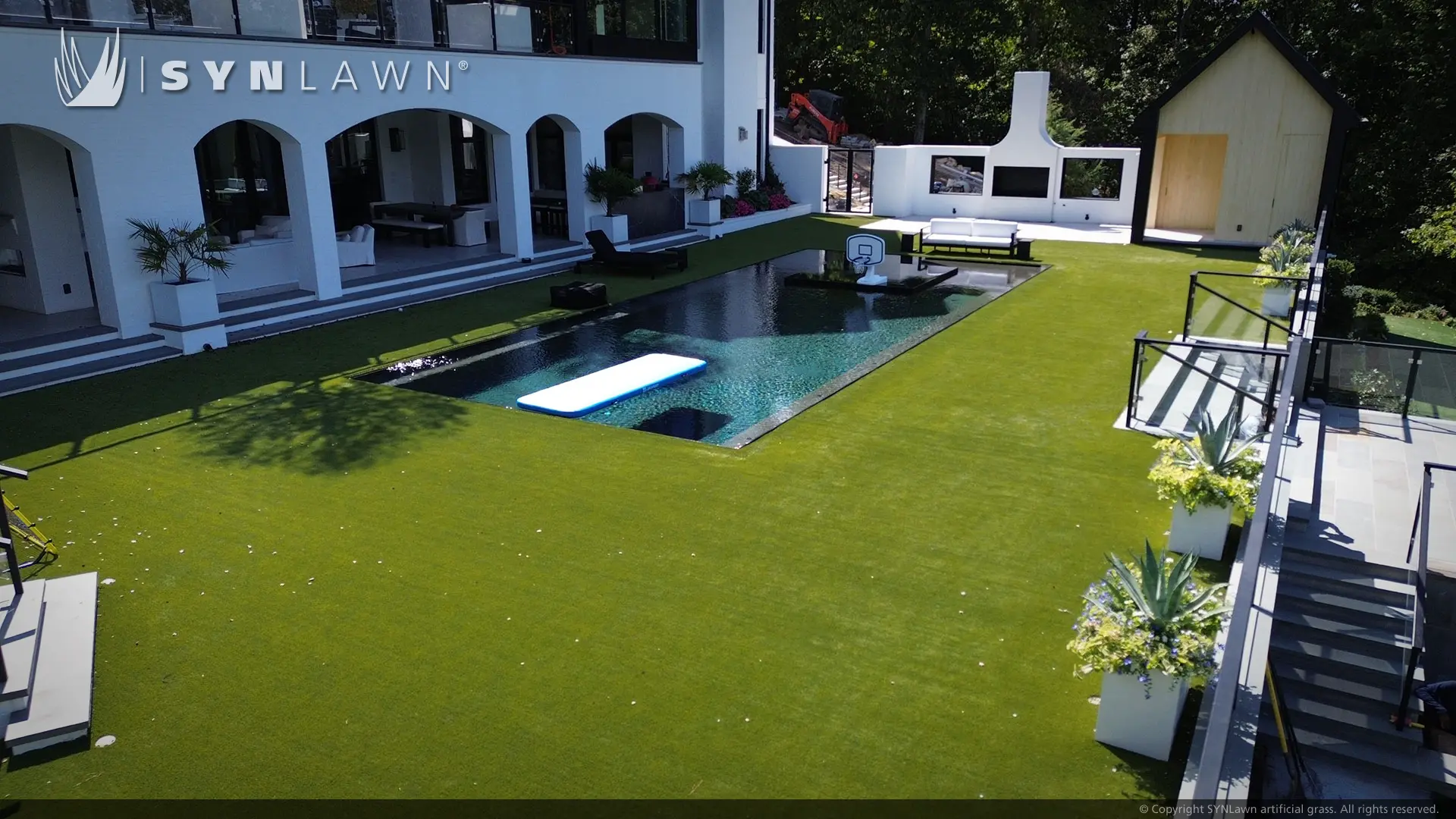 image of SYNLawn artificial turf at Champ Bailey Residence