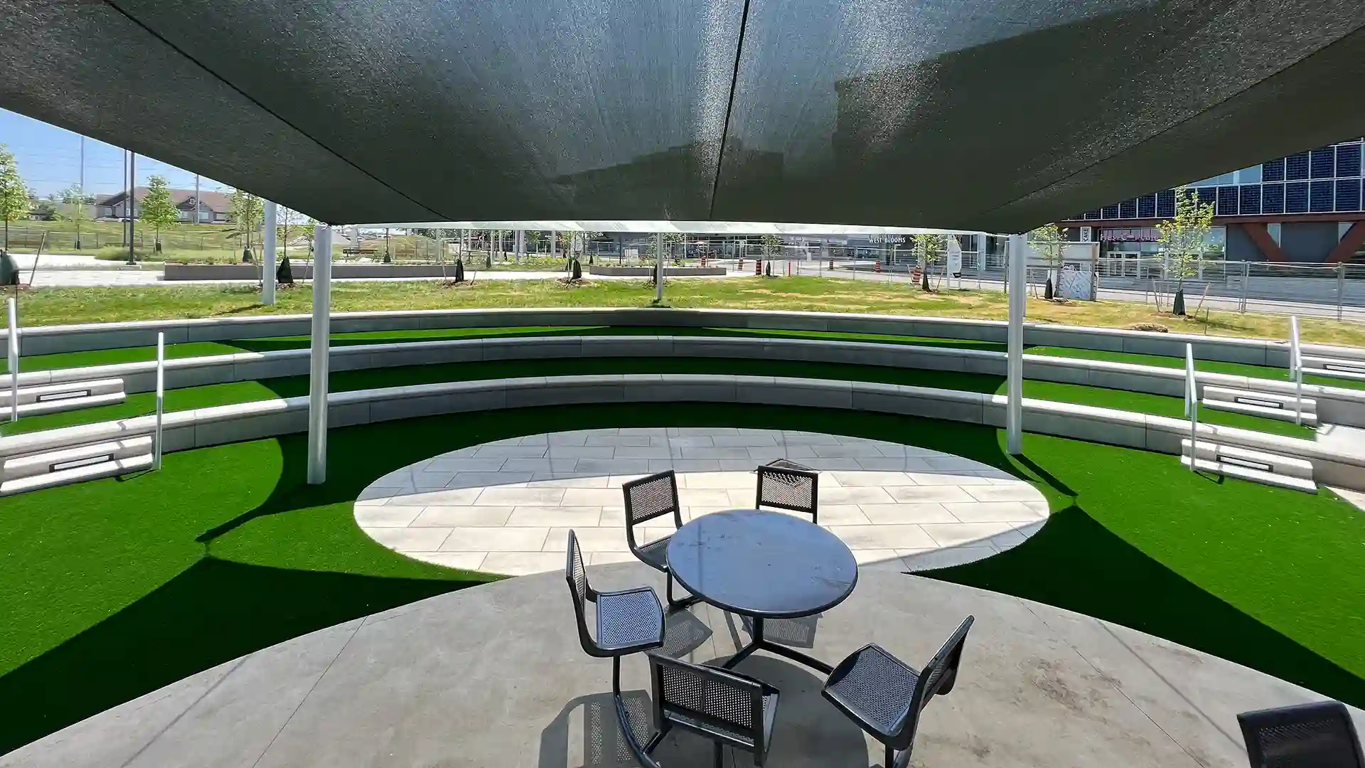 image of SYNLawn artificial grass at West 5 Amphitheater London Ontario Canada