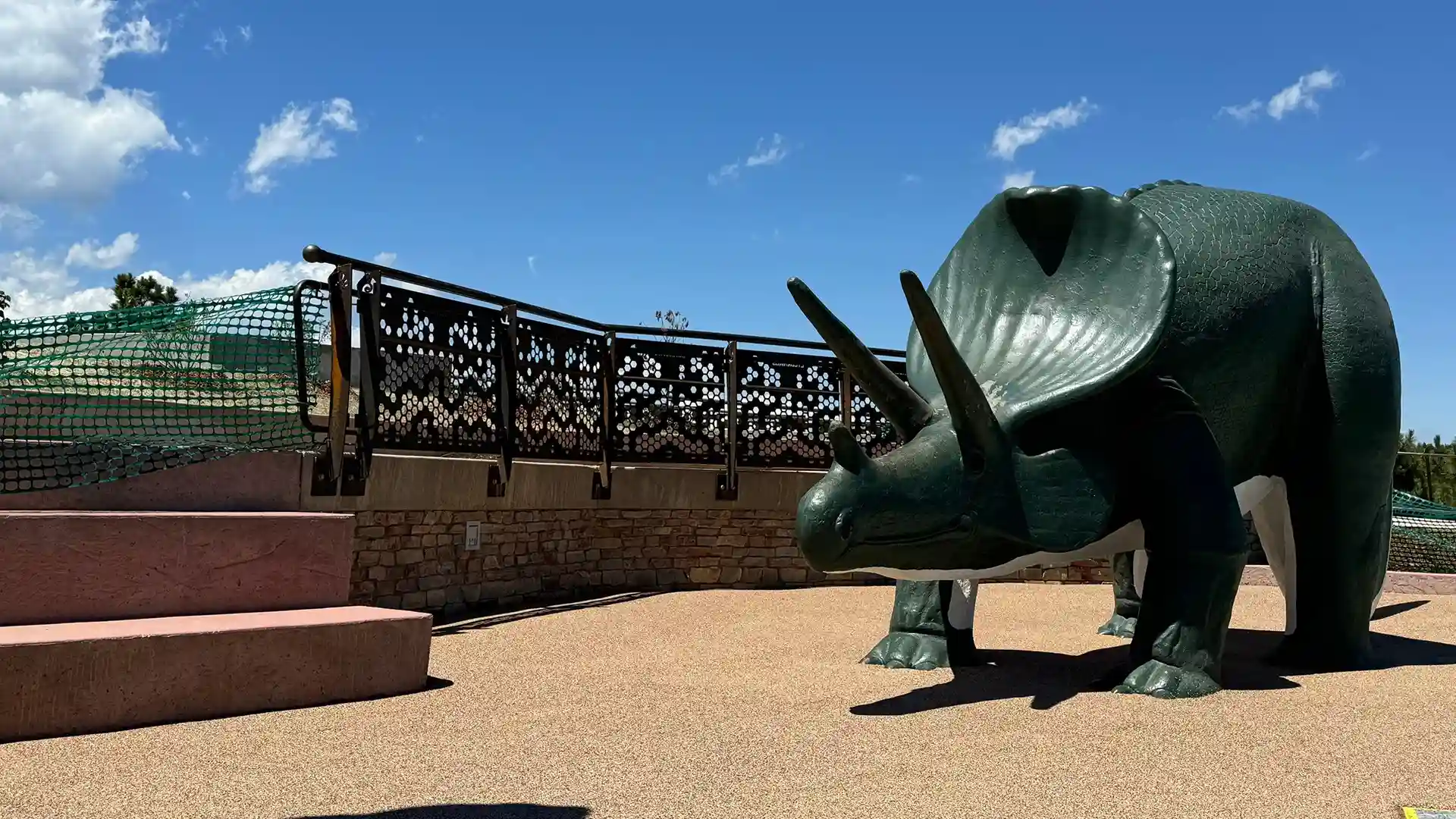 image of SYNLawn Poured in Place at Rapid City Dinosaur Park Black Hills South Dakota